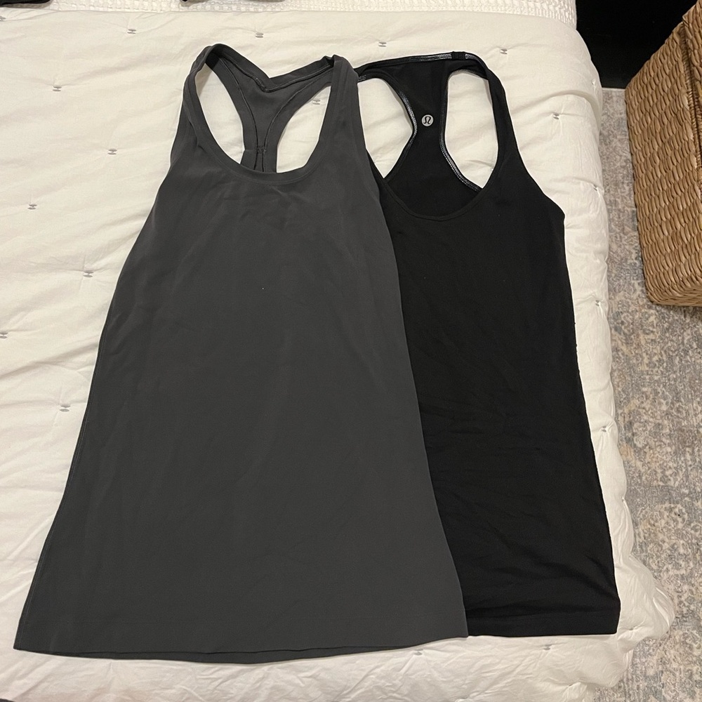 2 for $50 lululemon racer back tanks!